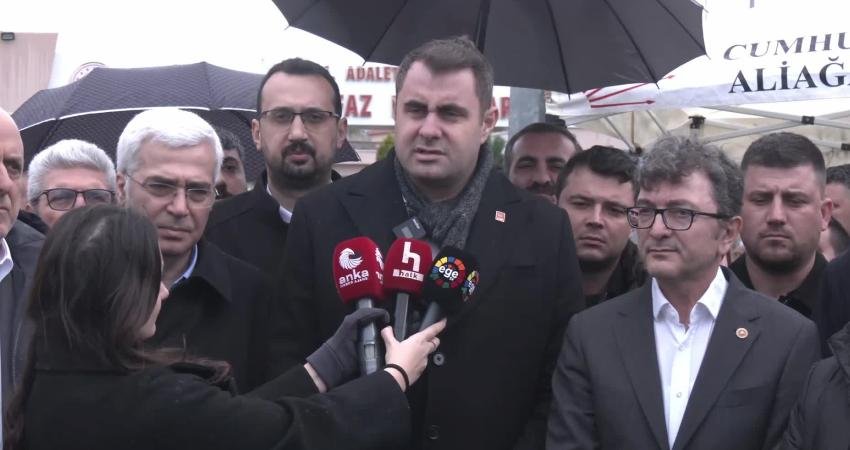 CHP İzmir Milletvekilleri Ümit Özlale, Yüksel Taşkın ve Salih Uzun,