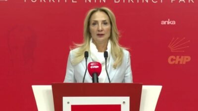 CHP'nin Aile ve Sosyal Hizmetler Politika Kurulu Başkanı Aylin Nazlıaka,
