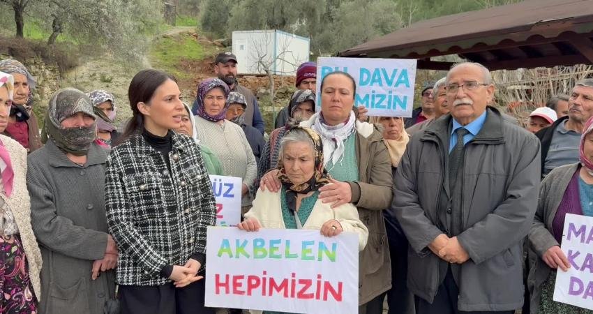CHP Muğla Milletvekili Gizem Özcan Milas ilçesindeki acele kamulaştırma kararına,
