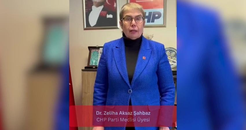 CHP Parti Meclisi Üyesi Zeliha Aksaz Şahbaz, "İntiharlar artıyor, uyuşturucu