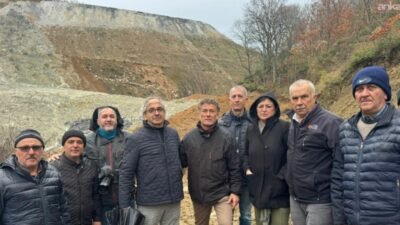 CHP Bursa Milletvekili Orhan Sarıbal, Bursa'nın Yenişehir ilçesinde bulunan atık