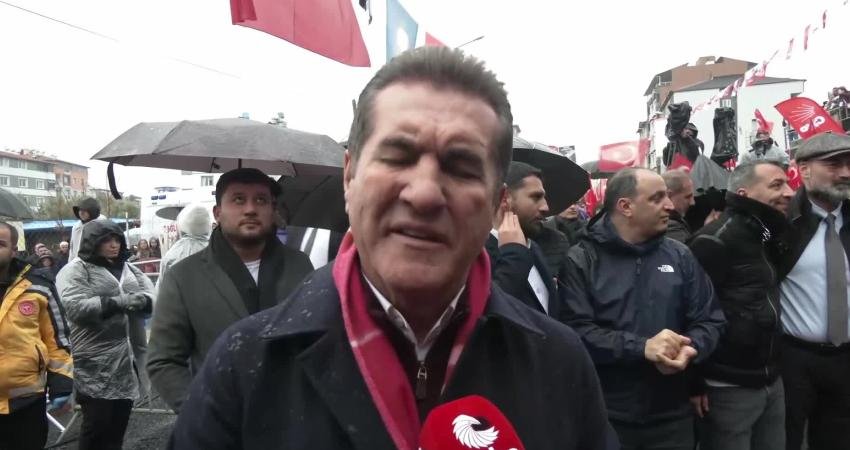 CHP Erzincan Milletvekili Mustafa Sarıgül, "u yağmura rağmen, bu hava