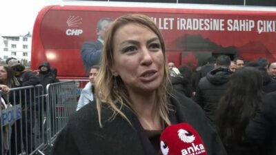 CHP Hatay Milletvekili Nermin Yıldırım Kara, yoğun yağmura rağmen geniş
