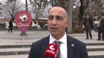 CHP Çorum İl Başkanı Dinçer Solmaz, "Çorum bir tarım kenti,