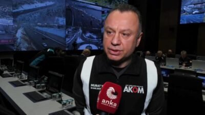 İstanbul’da aralıklarla etkili olan kar yağışı sırasında AKOM’da gelişmeleri takip