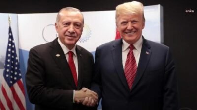 Cumhurbaşkanı Recep Tayyip Erdoğan, ABD Başkanı Donald Trump ile bir