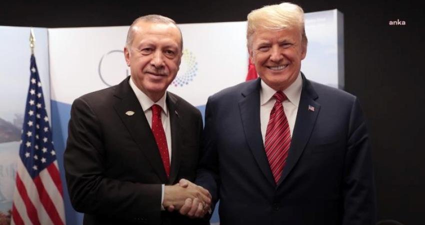 Cumhurbaşkanı Recep Tayyip Erdoğan, ABD Başkanı Donald Trump ile bir
