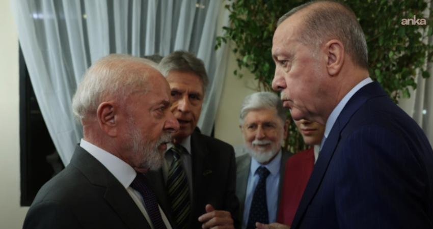 Cumhurbaşkanı Recep Tayyip Erdoğan, Brezilya Devlet Başkanı Lula da Silva ile