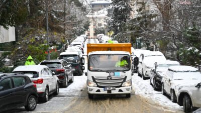 Beşiktaş Belediyesi, ilçe genelinde dün geceden bu yana etkisini sürdüren