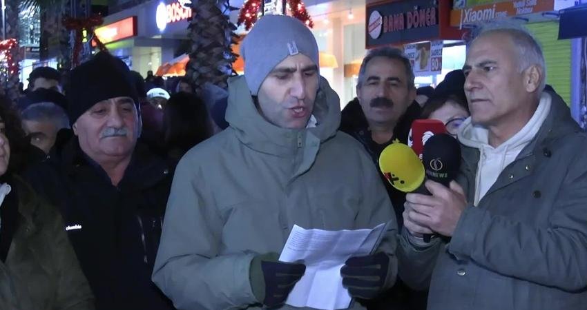 DEM Parti İstanbul İl Başkanlığı, Sancaktepe Demokrasi Caddesi'nde Suriye'nin kuzeyindeki