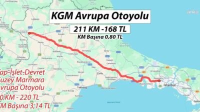 CHP Genel Başkan Yardımcısı Deniz Yavuzyılmaz, Karayolları Genel Müdürlüğü'nün işlettiği