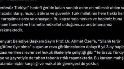 MHP Genel Başkanı Devlet Bahçeli, Esenyurt Belediye Başkanı Ahmet Özer'e, "Silahlı