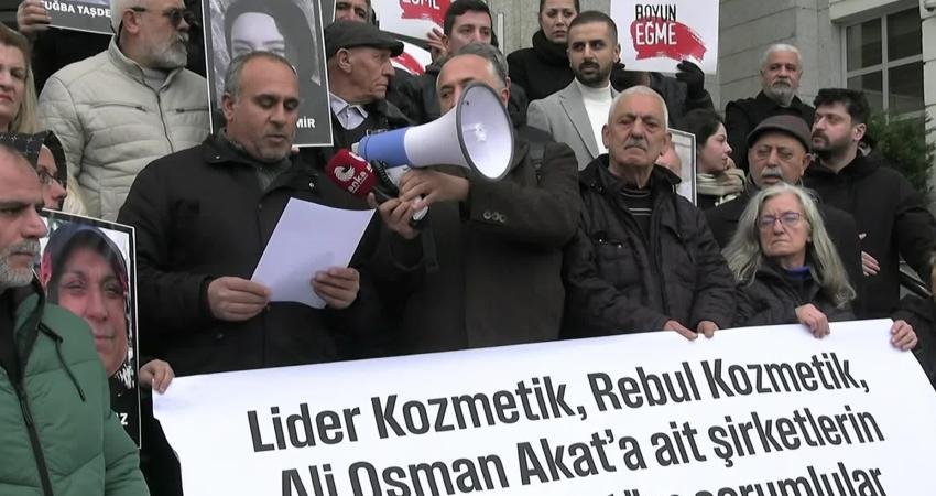 Kocaeli’nin Dilovası ilçesinde Ravive Kozmetik yangınında yaşamını yitiren 3’ü çocuk