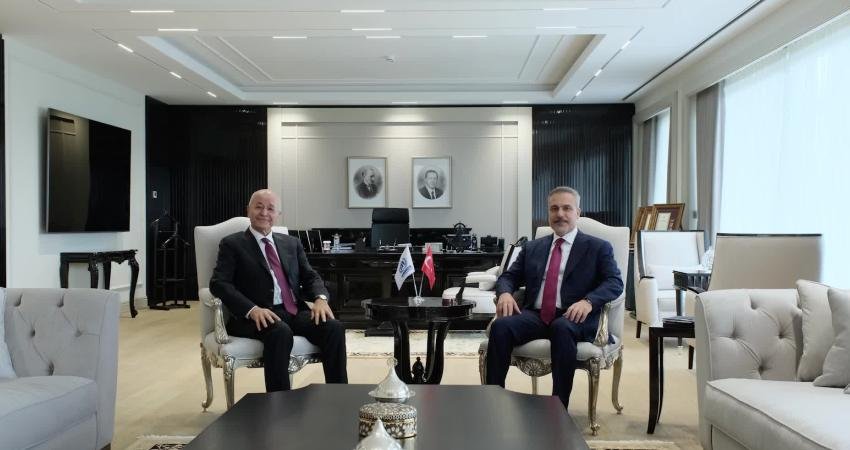 Dışişleri Bakanı Hakan Fidan, BM Mülteciler Yüksek Komiseri Barham Salih