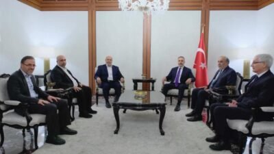 Dışişleri Bakanı Hakan Fidan, Hamas Heyeti ile Ankara’da bir araya geldi.
