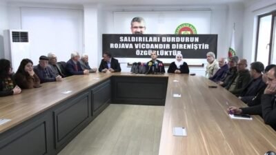 Diyarbakır’daki sivil toplum kuruluşları ve siyasi parti temsilcileri, Suriye’de yaşanan