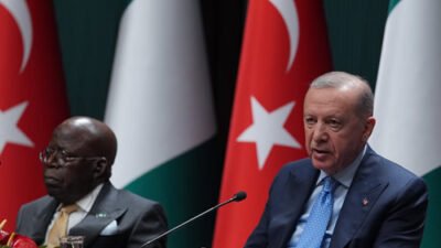 Cumhurbaşkanı Recep Tayyip Erdoğan, Nijerya Cumhurbaşkanı Bola Ahmed Tinubu ile