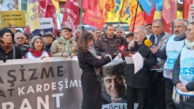 İzmir Emek ve Demokrasi Güçleri, uğradığı suikast sonucu katledilen Agos