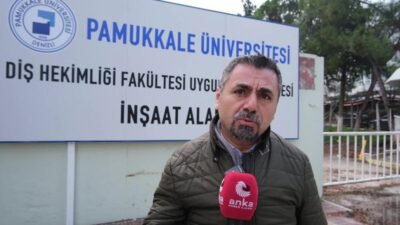 Eğitim-İş Denizli 2 Nolu Şube Başkanı Gökhan Okulu, depreme dayanıksız