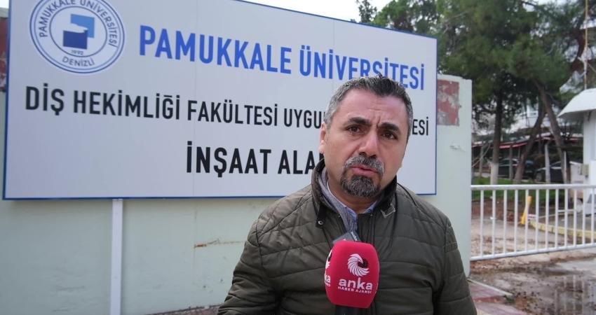 Eğitim-İş Denizli 2 Nolu Şube Başkanı Gökhan Okulu, depreme dayanıksız