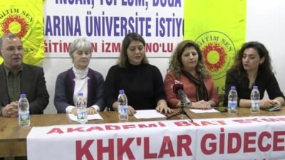 Eğitim Sen İzmir Üniversiteler (3 Nolu) Şubesi'nden, kamuyounda "Barış Akademisyenleri"
