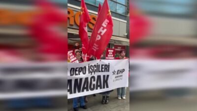 Emekçi Hareket Partisi (EHP), İstanbul, İzmir ve Ankara’da Migros önlerinde