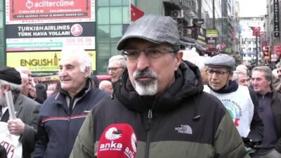 Tüm Emeklilerin Sendikası’nın Şirinevler’de gerçekleştirdiği eyleme katılan emekliler ANKA’ya konuştu.