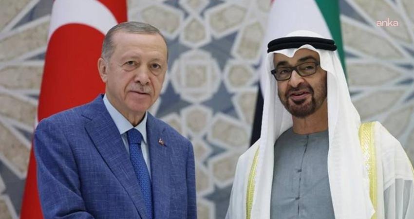 Cumhurbaşkanı Recep Tayyip Erdoğan, Birleşik Arap Emirlikleri Devlet Başkanı Şeyh