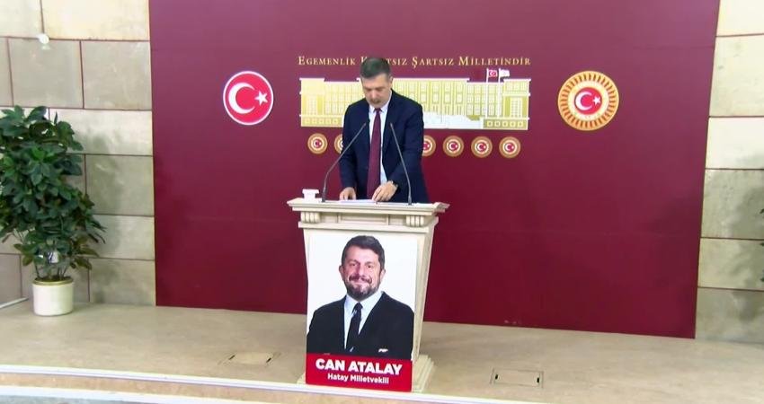 Türkiye İşçi Partisi (TİP) Genel Başkanı Erkan Baş, Meclis’te düzenlediği