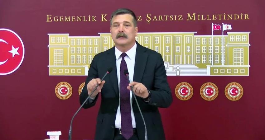 Türkiye İşçi Partisi (TİP) Genel Başkanı Erkan Baş, Meclis’te düzenlediği