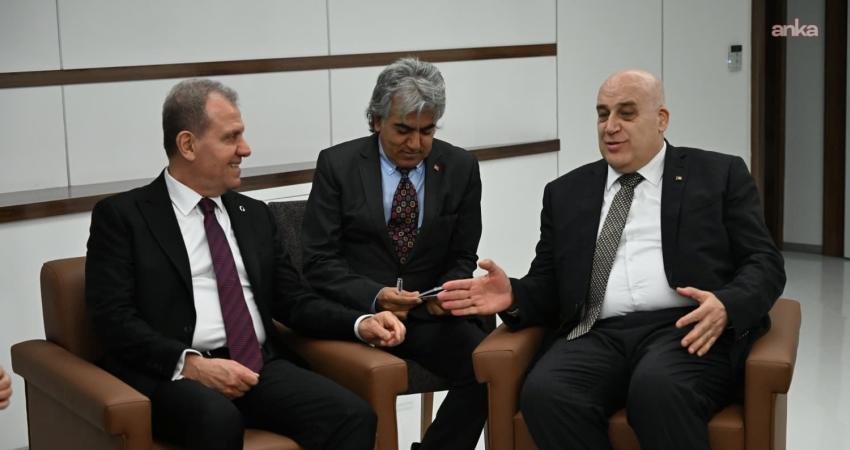 Filistin Ankara Büyükelçisi Nasri Abu Jaish, Türkiye Belediyeler Birliği'ni ziyaret