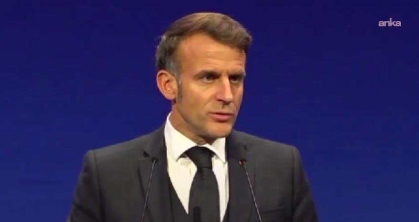 Fransa Cumhurbaşkanı Emmanuel Macron, Suriye'deki gelişmelere ilişkin yaptığı açıklamada, Suriye