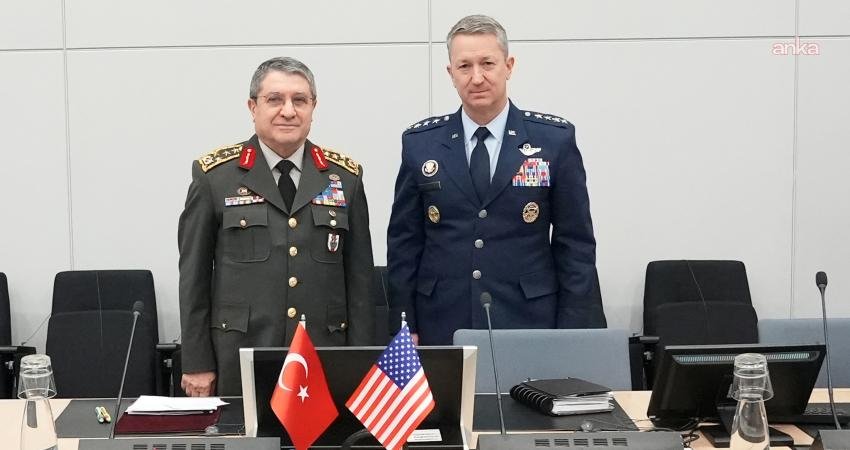 Genelkurmay Başkanı Orgeneral Selçuk Bayraktaroğlu, ABD Genelkurmay Başkanı Orgeneral J.