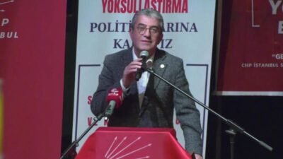 CHP Grup Başkanvekili Gökhan Günaydın, partisinin İstanbul İl Başkanlığı’nın düzenlediği