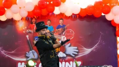 Gölbaşı Belediyesi’nin yarıyıl tatiline giren çocuklar için hazırladığı spor, sanat