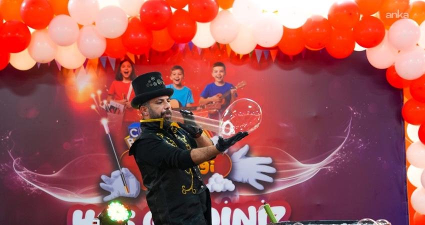 Gölbaşı Belediyesi’nin yarıyıl tatiline giren çocuklar için hazırladığı spor, sanat