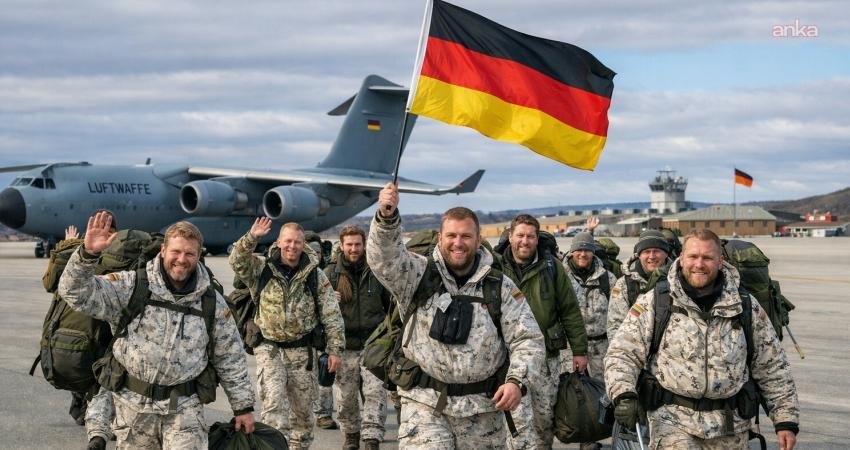 Alman askerler, ABD Başkanı Donald Trump'ın satın almak istediği Grönland'da