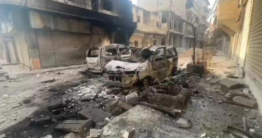 Suriye’nin Halep kentinde Suriye Demokratik Güçleri (SDG) ile Suriye ordusu