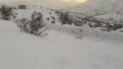 Malatya’nın Hekimhan ilçesine bağlı Basak Mahallesi’nde, ağır kış koşulları nedeniyle