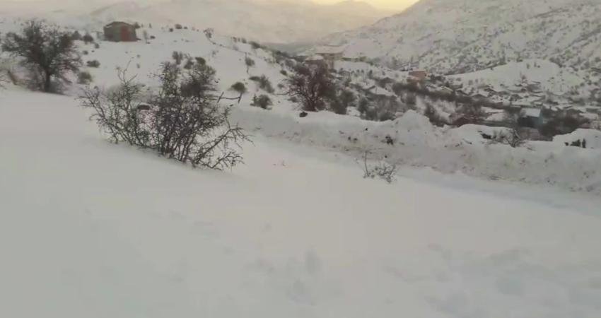 Malatya’nın Hekimhan ilçesine bağlı Basak Mahallesi’nde, ağır kış koşulları nedeniyle