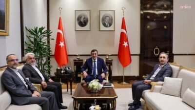 HÜDA PAR Genel Başkanı Zekeriya Yapıcıoğlu, Cumhurbaşkanı Yardımcısı Cevdet Yılmaz’ı