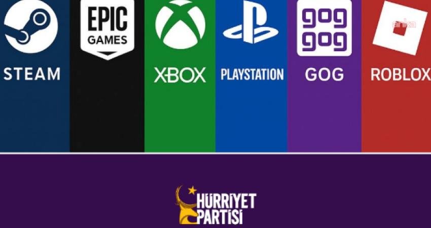 Hürriyet Partisi’nden dijital oyun platformları düzenlemesine tepki Hürriyet Partisi, dijital oyun mağazalarına temsilci bulundurma zorunluluğu getirileceği iddialarına