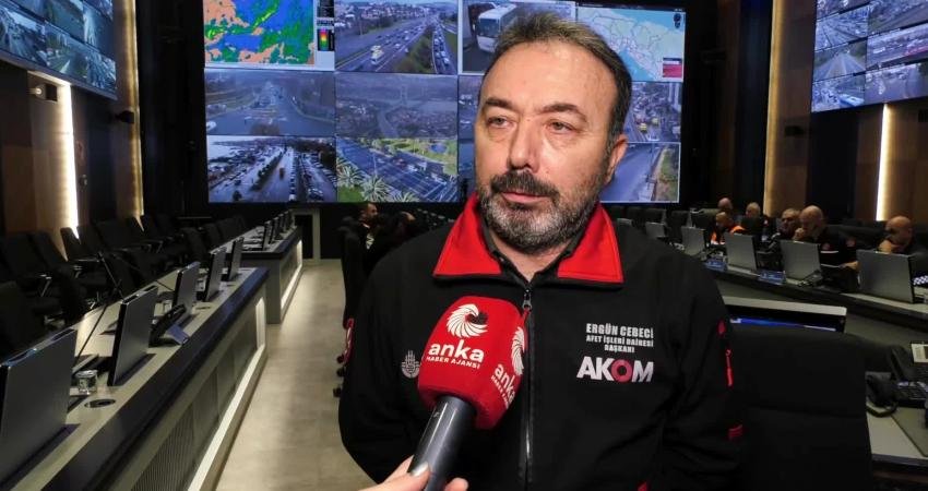 İBB Afet İşleri ve Risk Yönetimi Daire Başkanı Ergün Cebeci,
