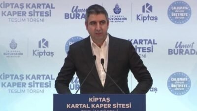 KİPTAŞ Kaper Sitesi Anahtar Teslim Töreni’nde konuşan İstanbul Büyükşehir Belediyesi
