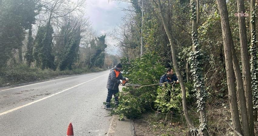 İstanbul’da sabah saatlerinde batıdaki ilçelerde etkili olmaya başlayan fırtına, 