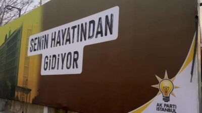 CHP'nin tutuklu Cumhurbaşkanı Adayı Ekrem İmamoğlu, AK Parti'ni İstanbul'un çeşitli yerlerine astığı billboardlara