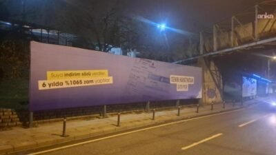 AK Parti İstanbul İl Başkanlığı’nın İstanbul'da bilboardlara astırdığı afişlere İSKİ'den yalanlama geldi. İSKİ