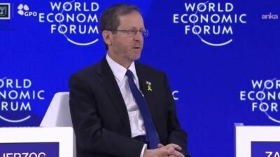 İsrail Cumhurbaşkanı Isaac Herzog, Davos’ta yaptığı açıklamada, “Gazze’de ateşkesin ilerlemesinin