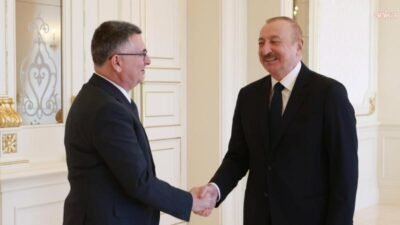 İsrail Dışişleri Bakanı Gideon Sa'ar, Azerbaycan’ın başkenti Bakü’ye gerçekleştirdiği resmi