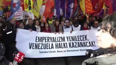 İstanbul  Emek, Barış ve Demokrasi Güçleri Platformu bileşenleri, ABD’nin Venezuela’ya